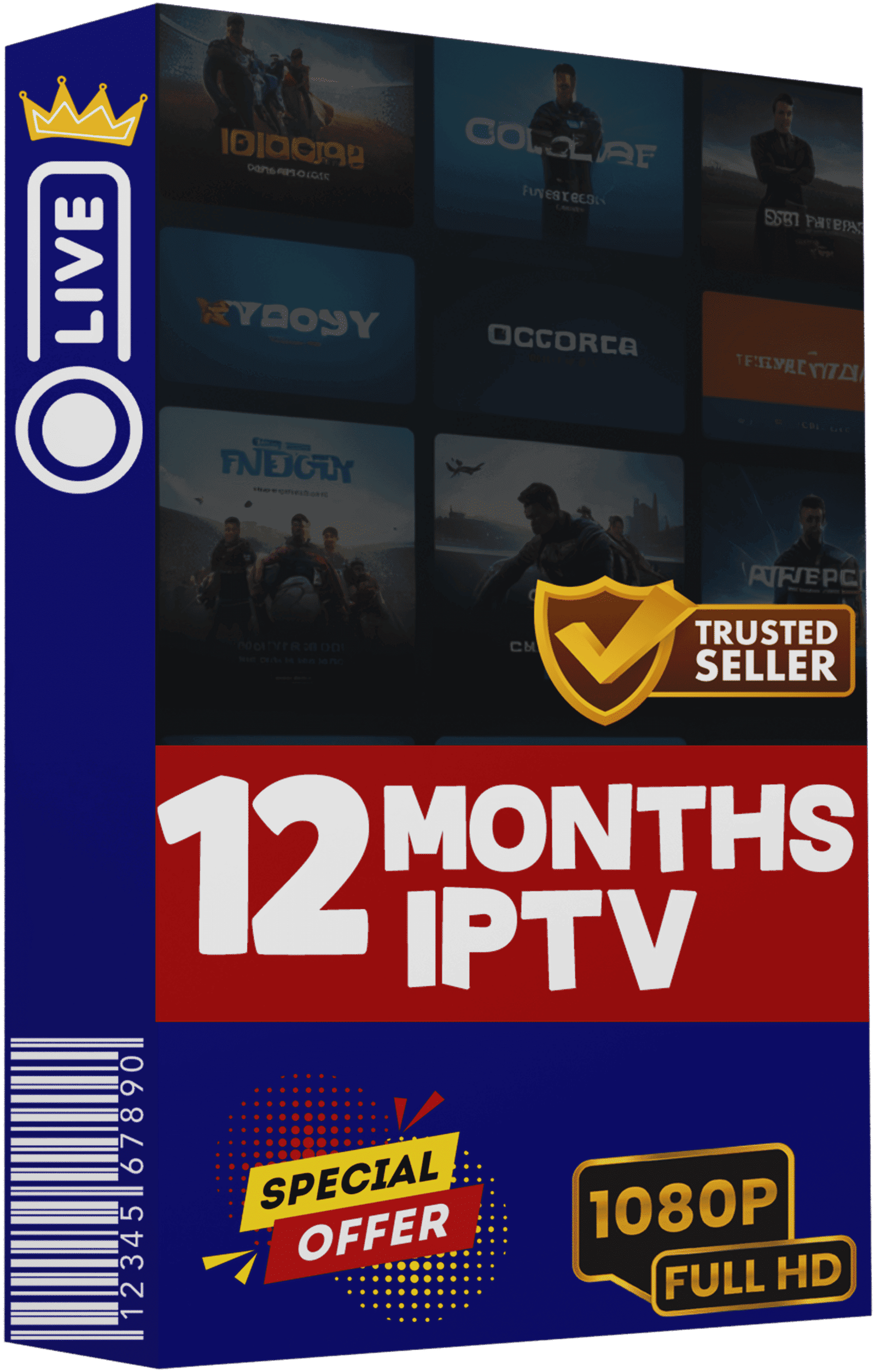 12 Months IPTV