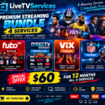 Premium Streaming Bundle – 4 Services for Just $60/Year!